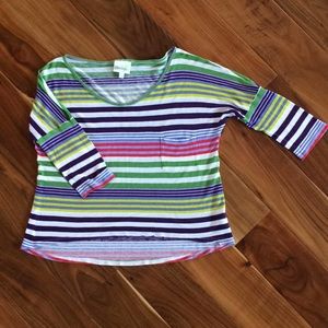 Porridge striped shirt from Anthropologie